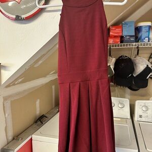 Dainty Hooligan Deep Red Mini Dress